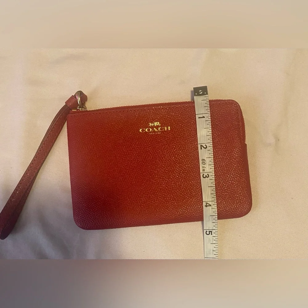 Coach Red Wristlet